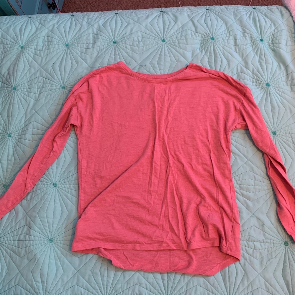 Pink longed sleeve shirt